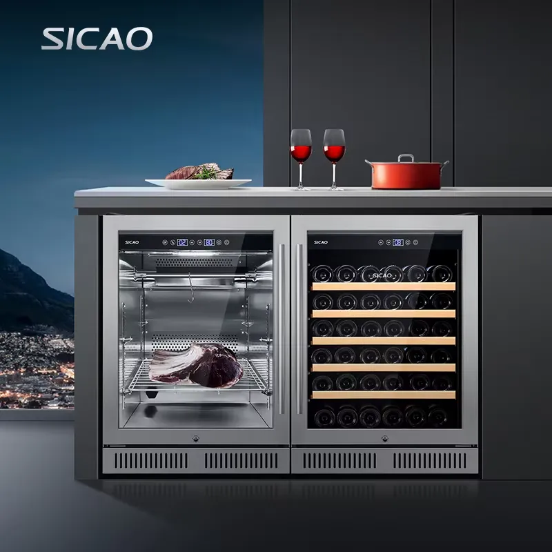 Wine Beer Dual Zone - Frigorifero Sottobanco per Invecchiamento a Secco,