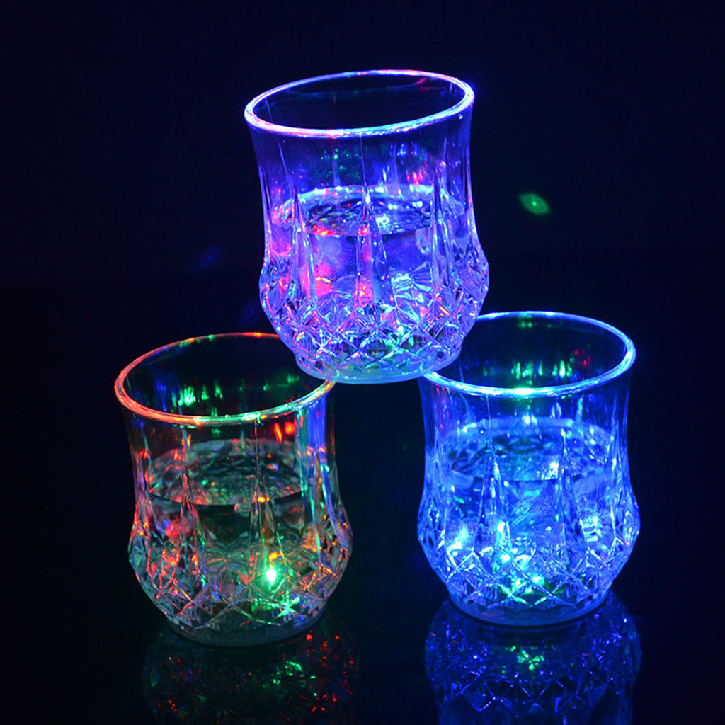Wine Beer Drink - Bicchiere Luminoso a LED Colorato, Bicchiere