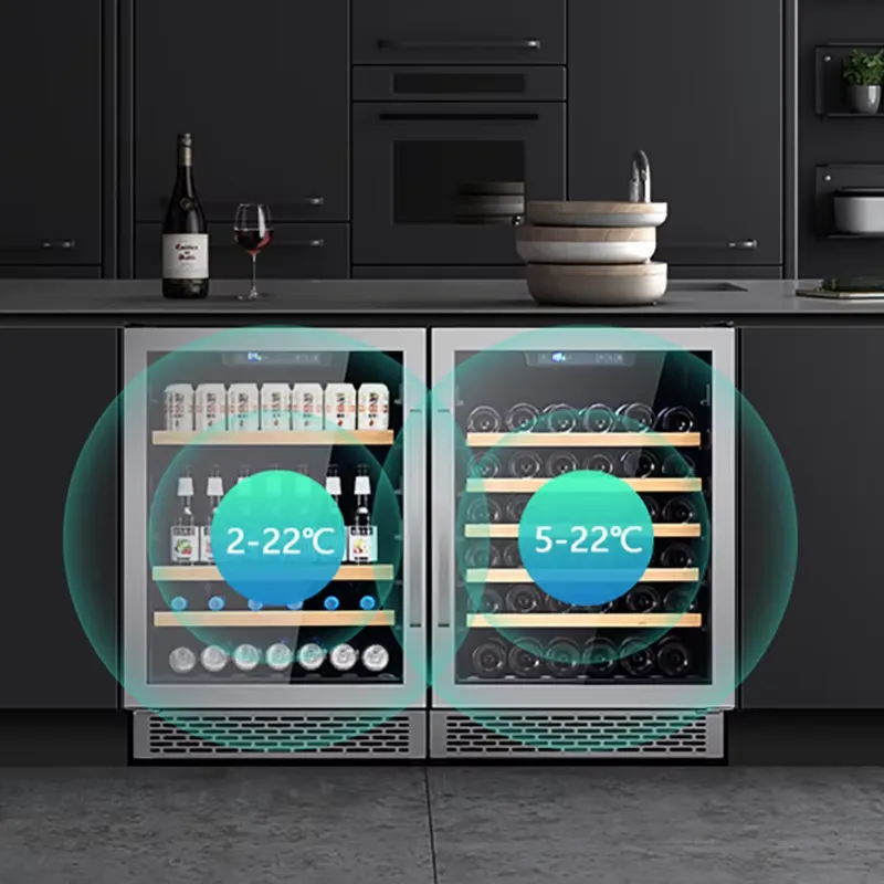 Frigorifero per Vini da 48 Bot - Wine Beer Dual Zone recensione e prezzo