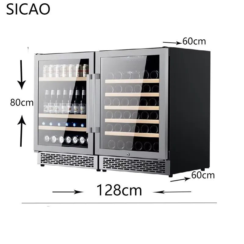 Frigorifero per Vino e Birra a - Wine Beer Dual Zone recensione e prezzo